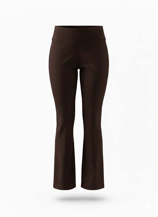 The Sculpt Edit- Flared Yoga Pants Brown