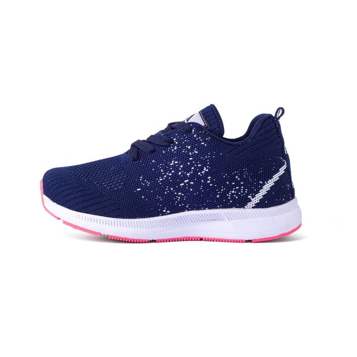 Pulse Runner Kids - Navy & Pink Sole