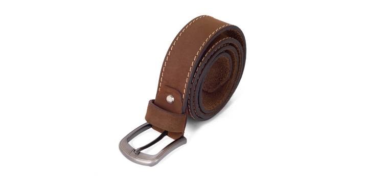 Fine Chamois Toffee Brown Belt
