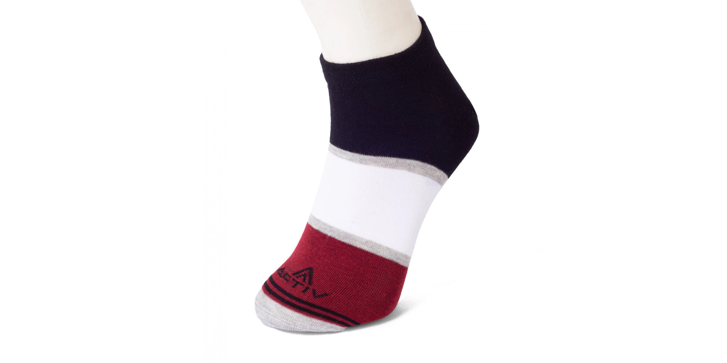 Everyday Low-Cut With Stripes Socks - Pack of 4