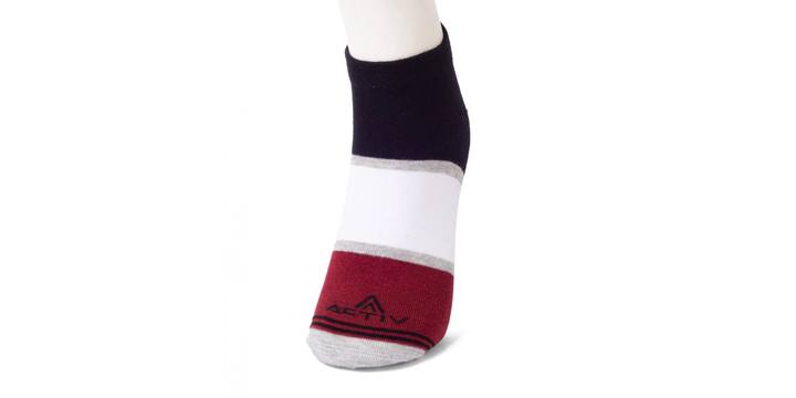 Everyday Low-Cut With Stripes Socks - Pack of 4