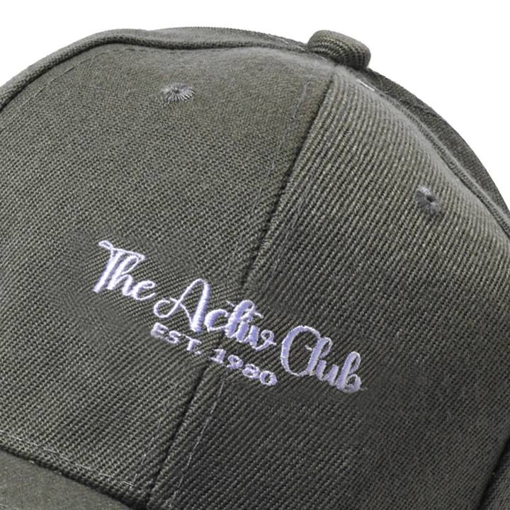 The Activ Club Embroidered Cap with adjustable strap - Grey