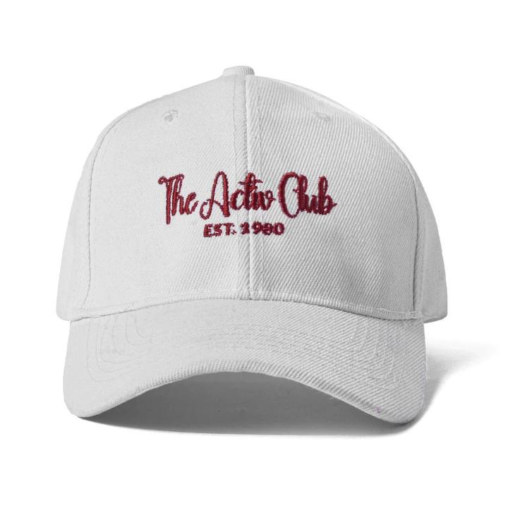 The Activ Club Cap with adjustable strap - White
