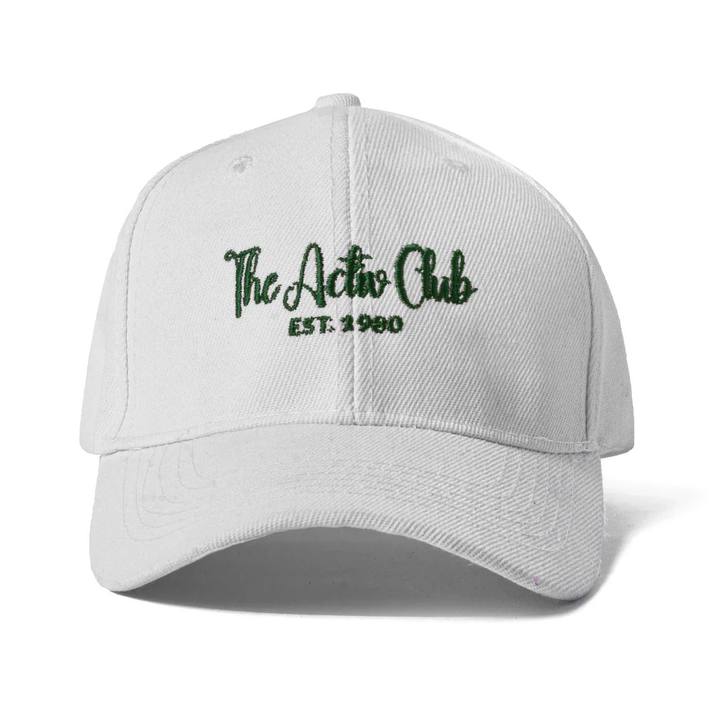 The Activ Club Cap with adjustable strap - White