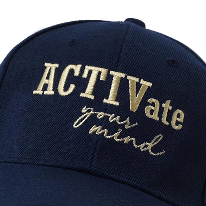 Activate your mind Cap with adjustable strap - Navy Blue