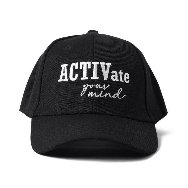 Activate your mind Cap with adjustable strap - Black