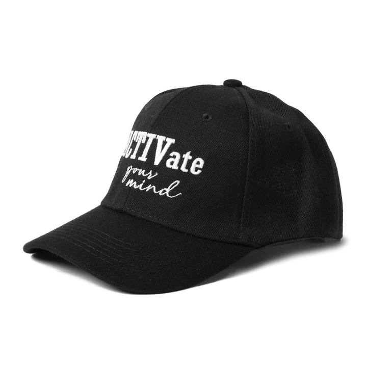 Activate your mind Cap with adjustable strap - Black