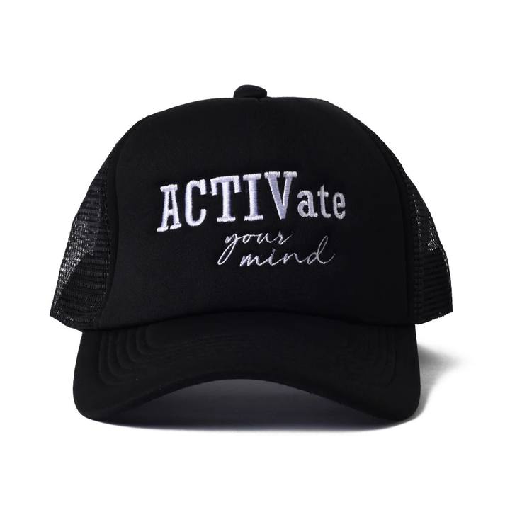 Activate your mind Cap with adjustable strap - Black