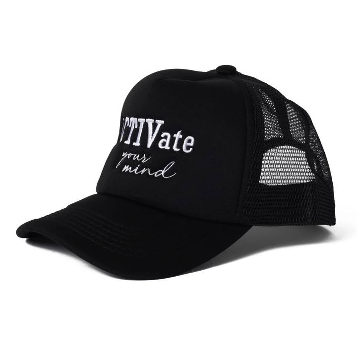 Activate your mind Cap with adjustable strap - Black