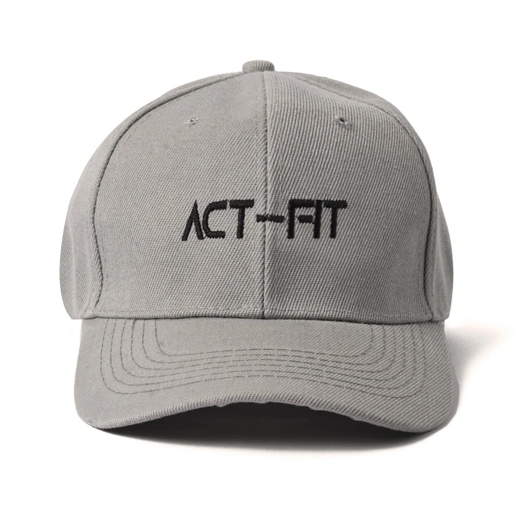 Act-Fit Cap with adjustable strap - Light Grey