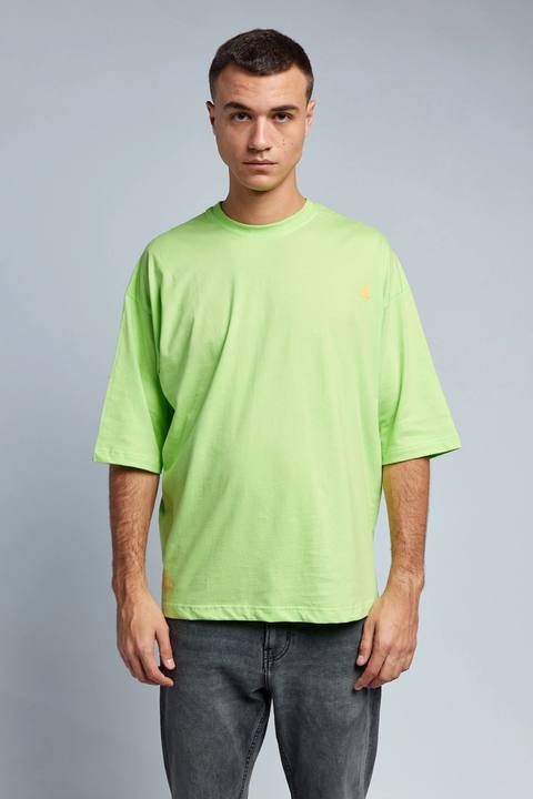 Far Beyond Real Oversized T-shirt - Lime Green
