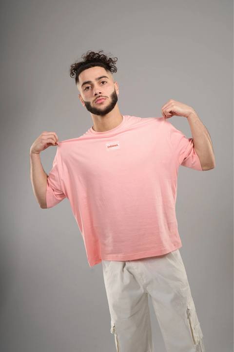 UnKnown Oversized Salmon Pink Tee