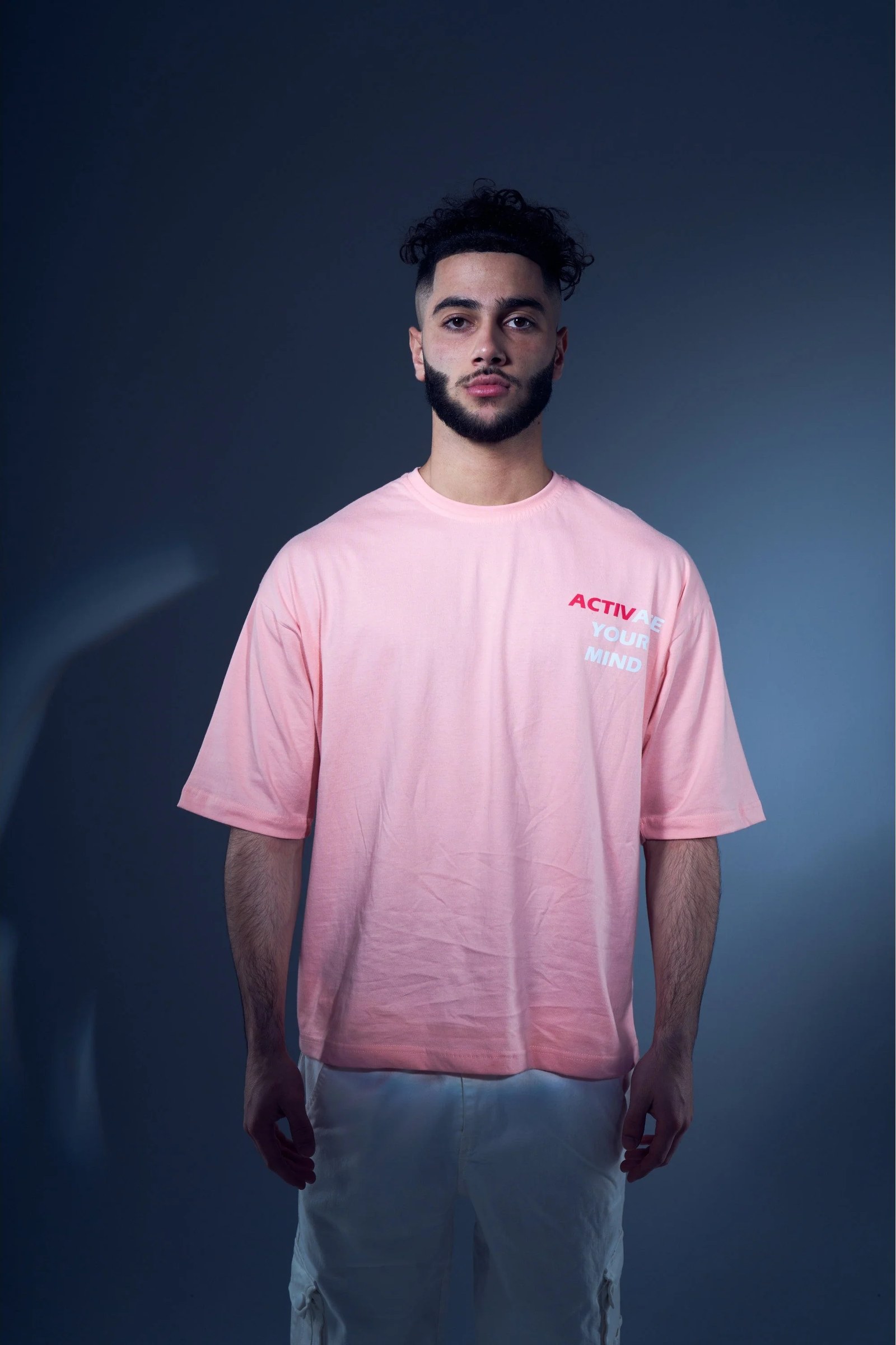ACTIVate Your Mind Oversized Pink Tee