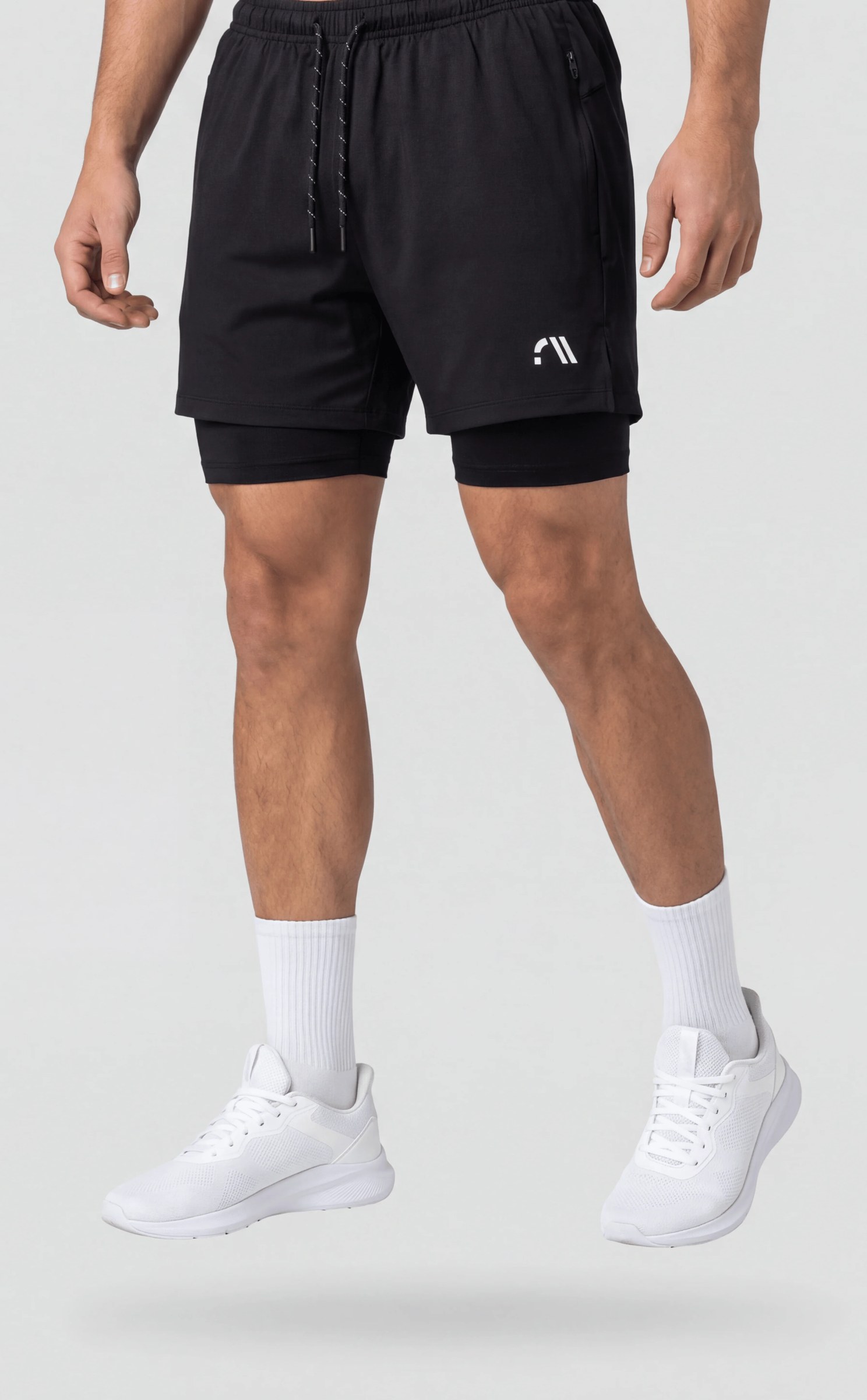 Own the Run Black Compression Short 1.0