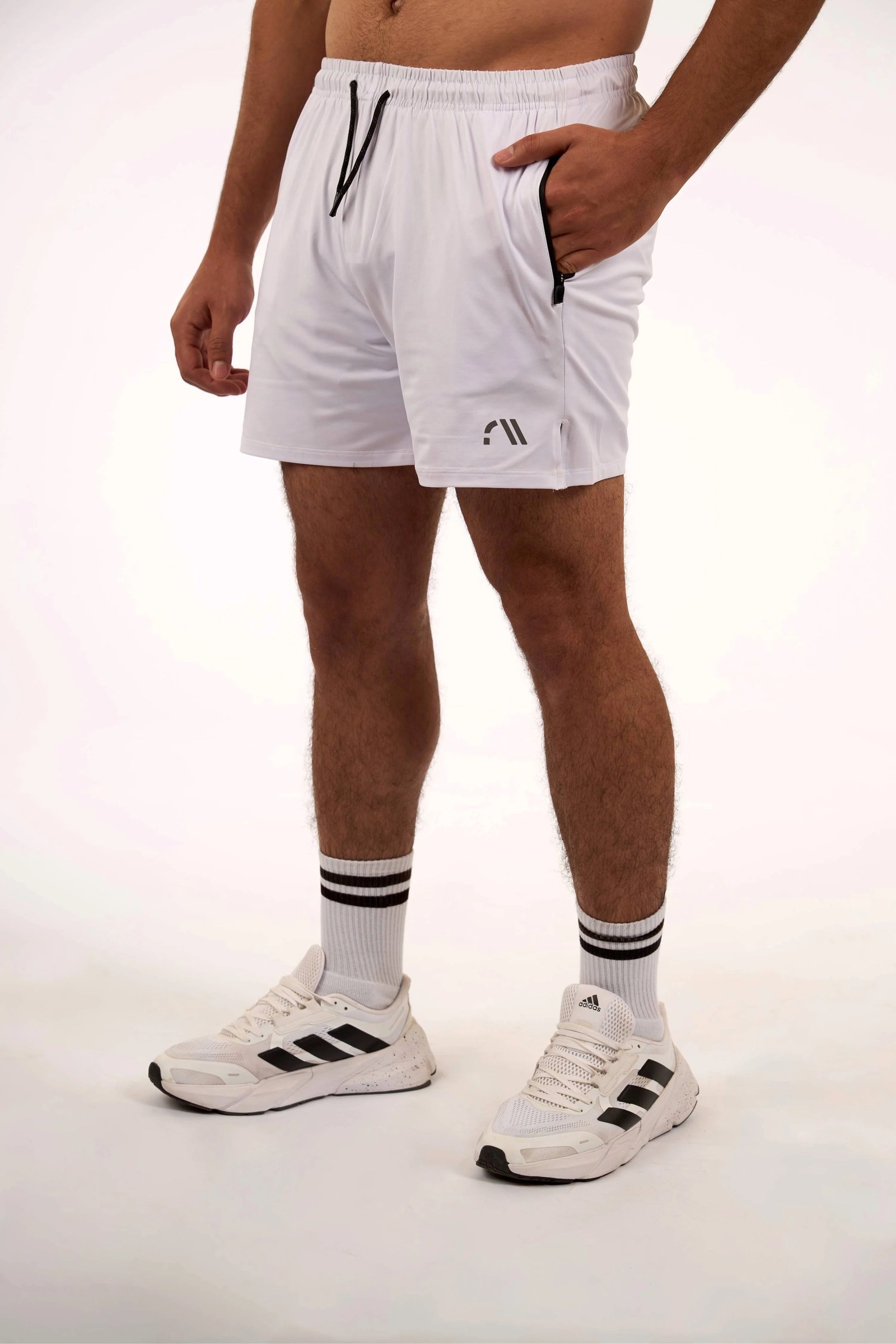Airfit S25 – White Track Shorts
