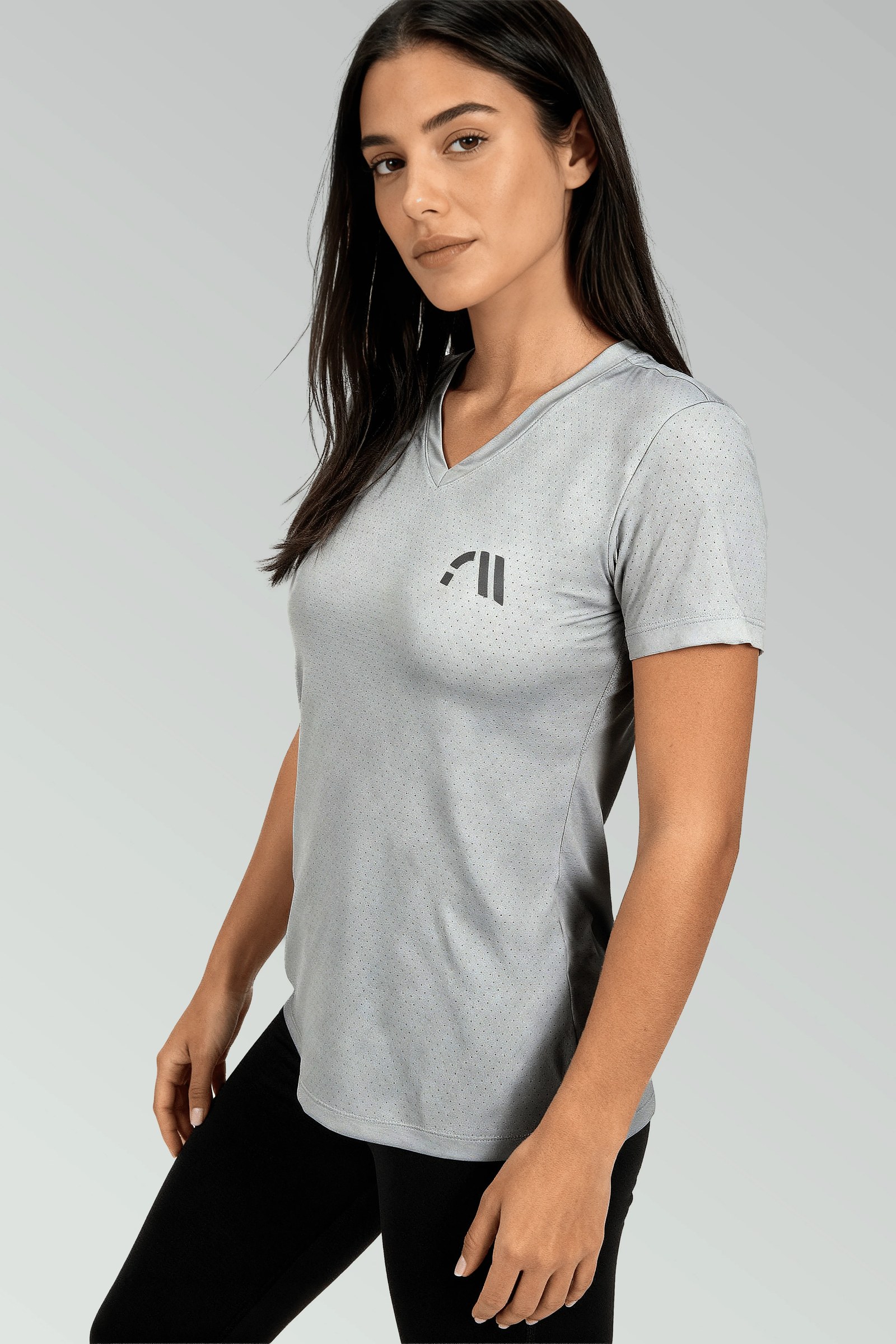Her Fit Grey Ultra-Light  Tee