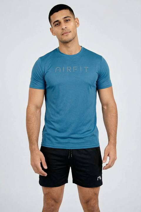Airfit Glow Series: Green Luminous Stripe Tee