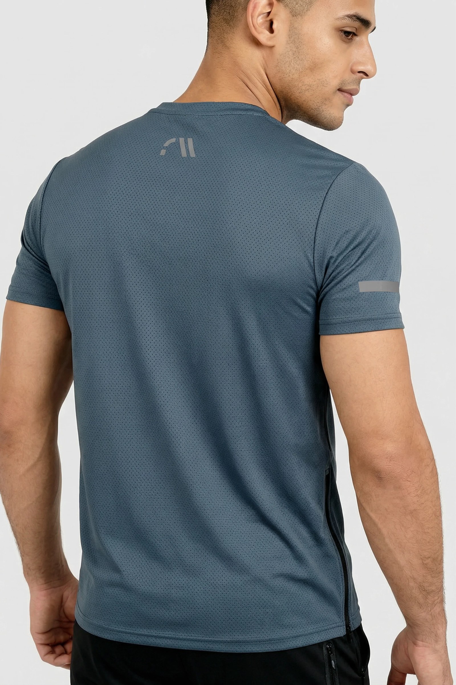 Airfit Glow Series: Teal Luminous Stripe Tee