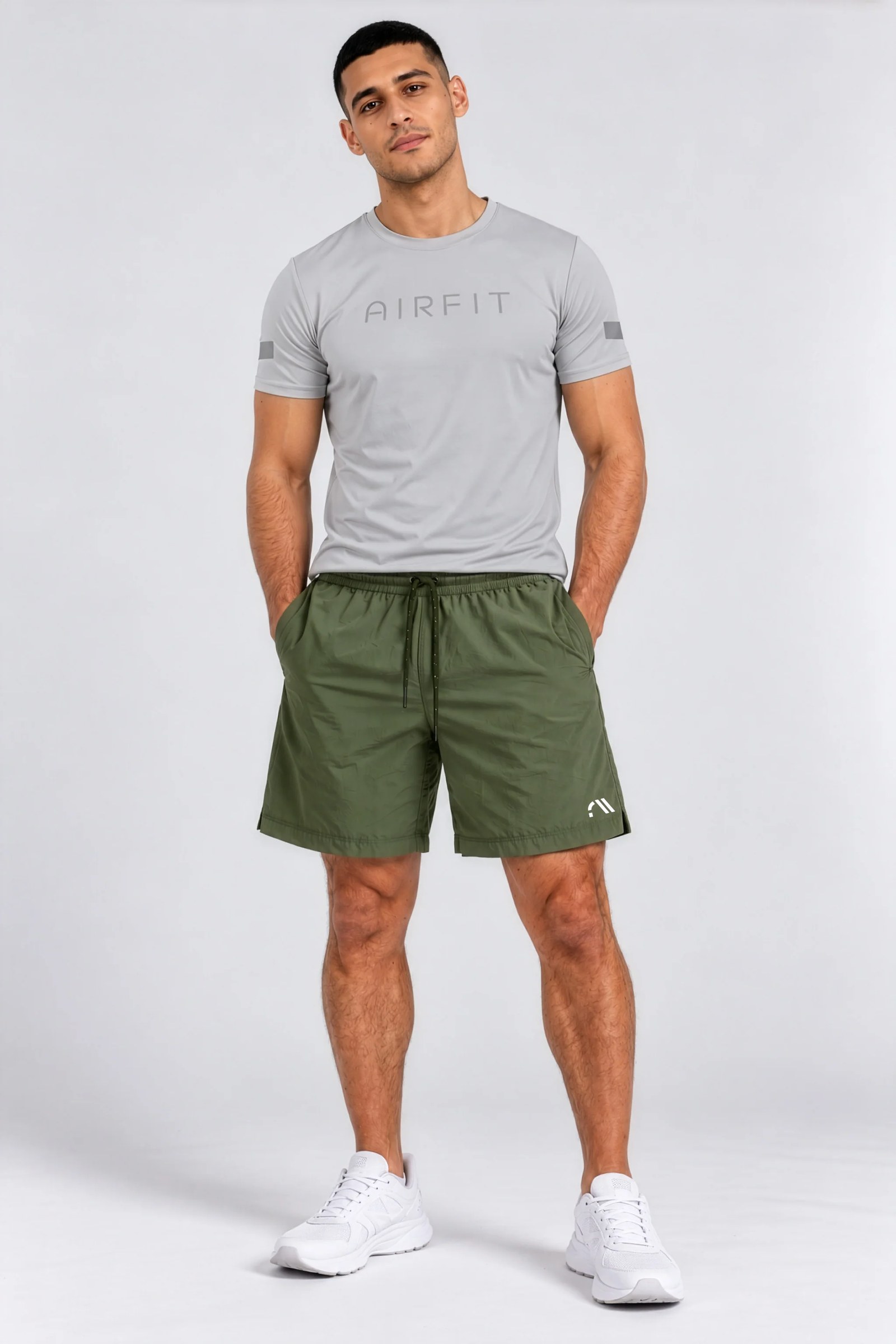 Airfit Essentials Olive Shorts