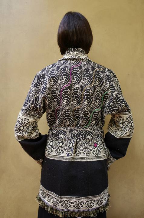 Embroidered Wrap Kaftan