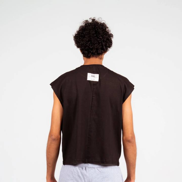 Boxy Tank Top - Black