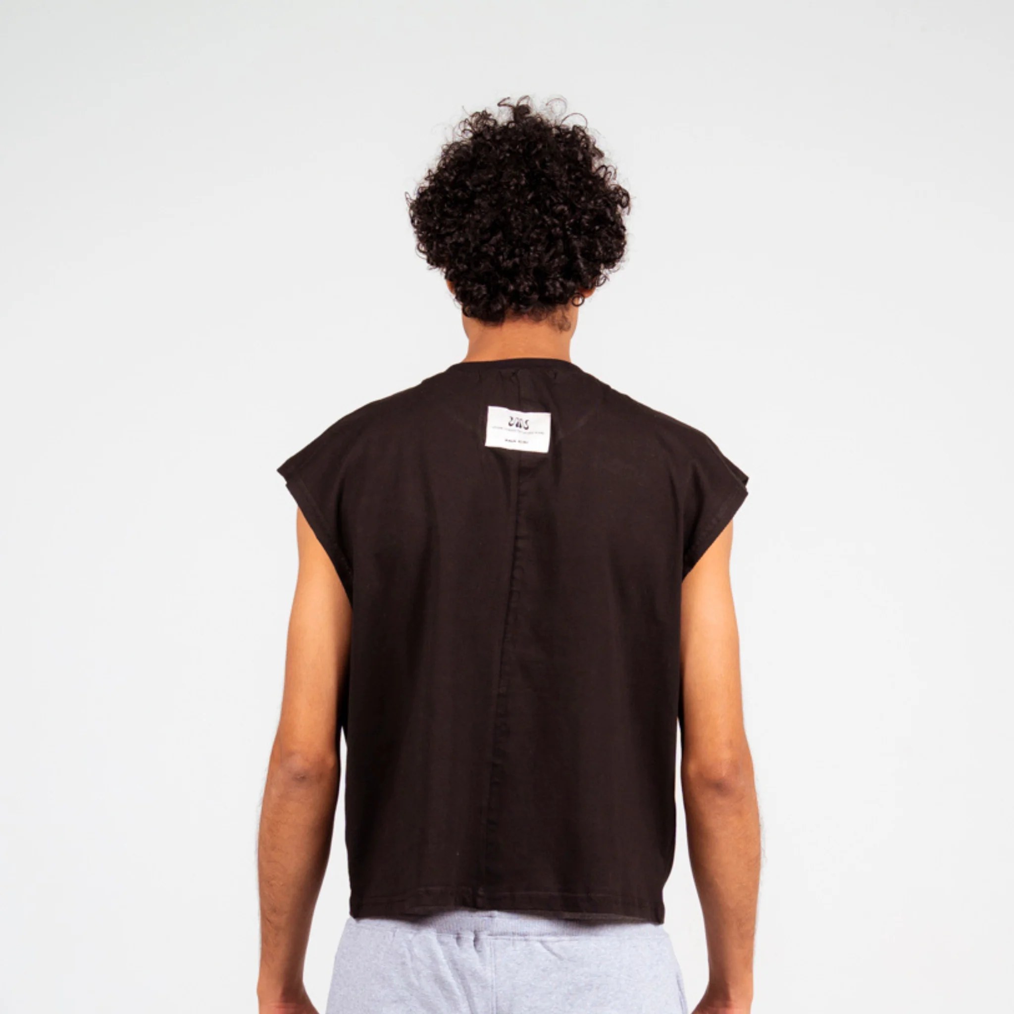 Boxy Tank Top - Black