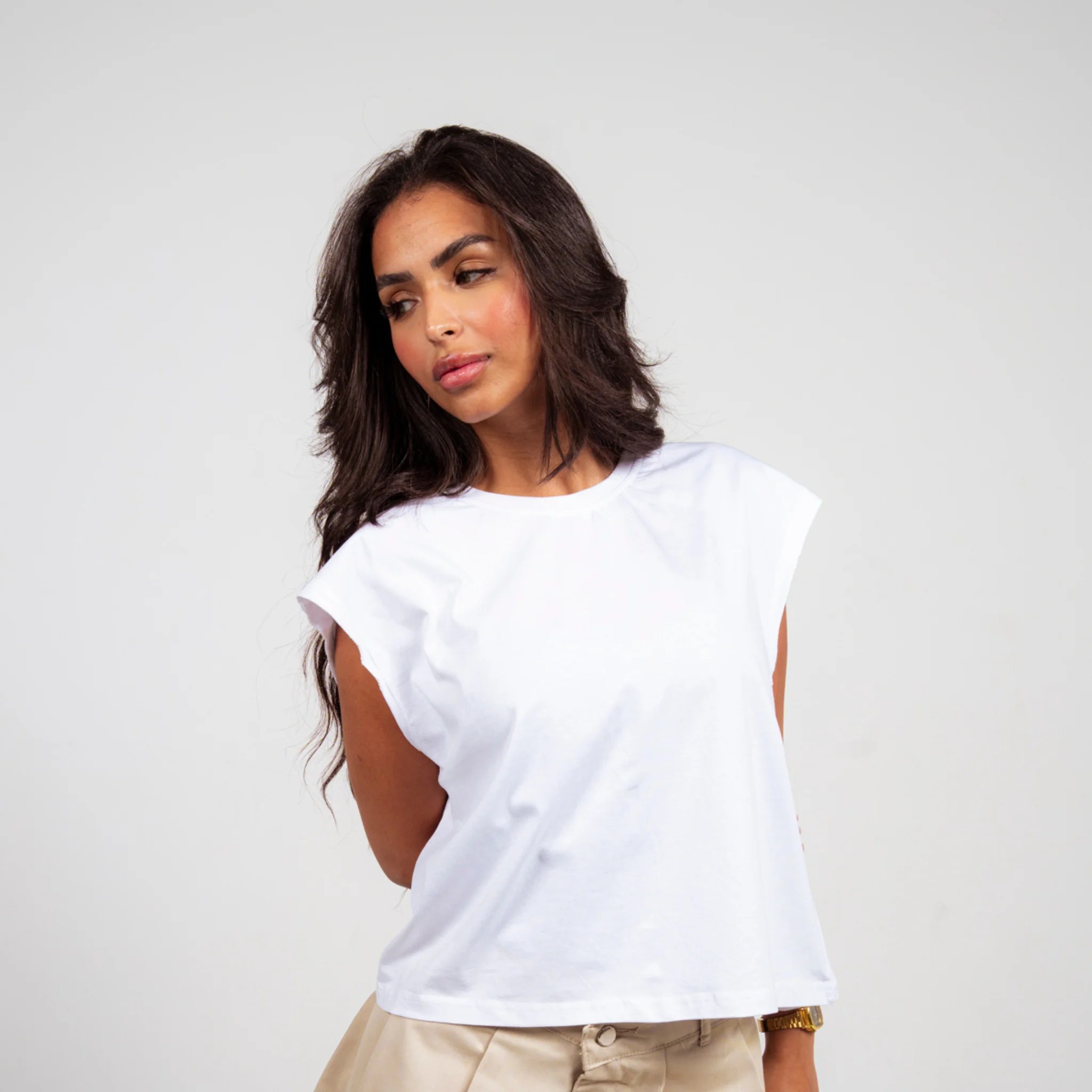 Boxy Tank Top - White