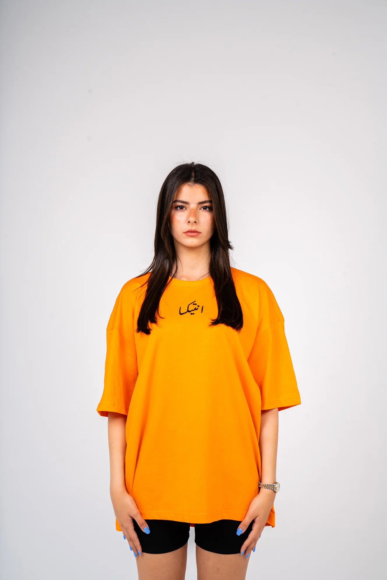 Orange Oversized Tee