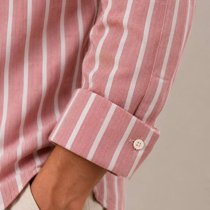 100% Cotton Oxford Shirt - Dusty Rose