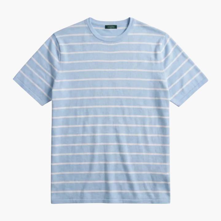 Capri Knit Tee - Sky Blue