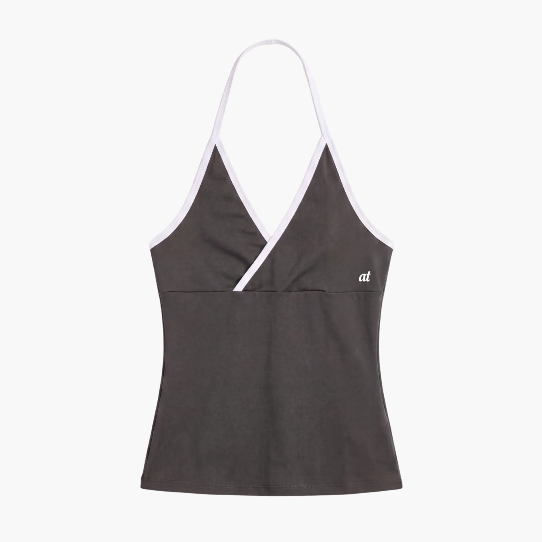 Crossed Top - Grey