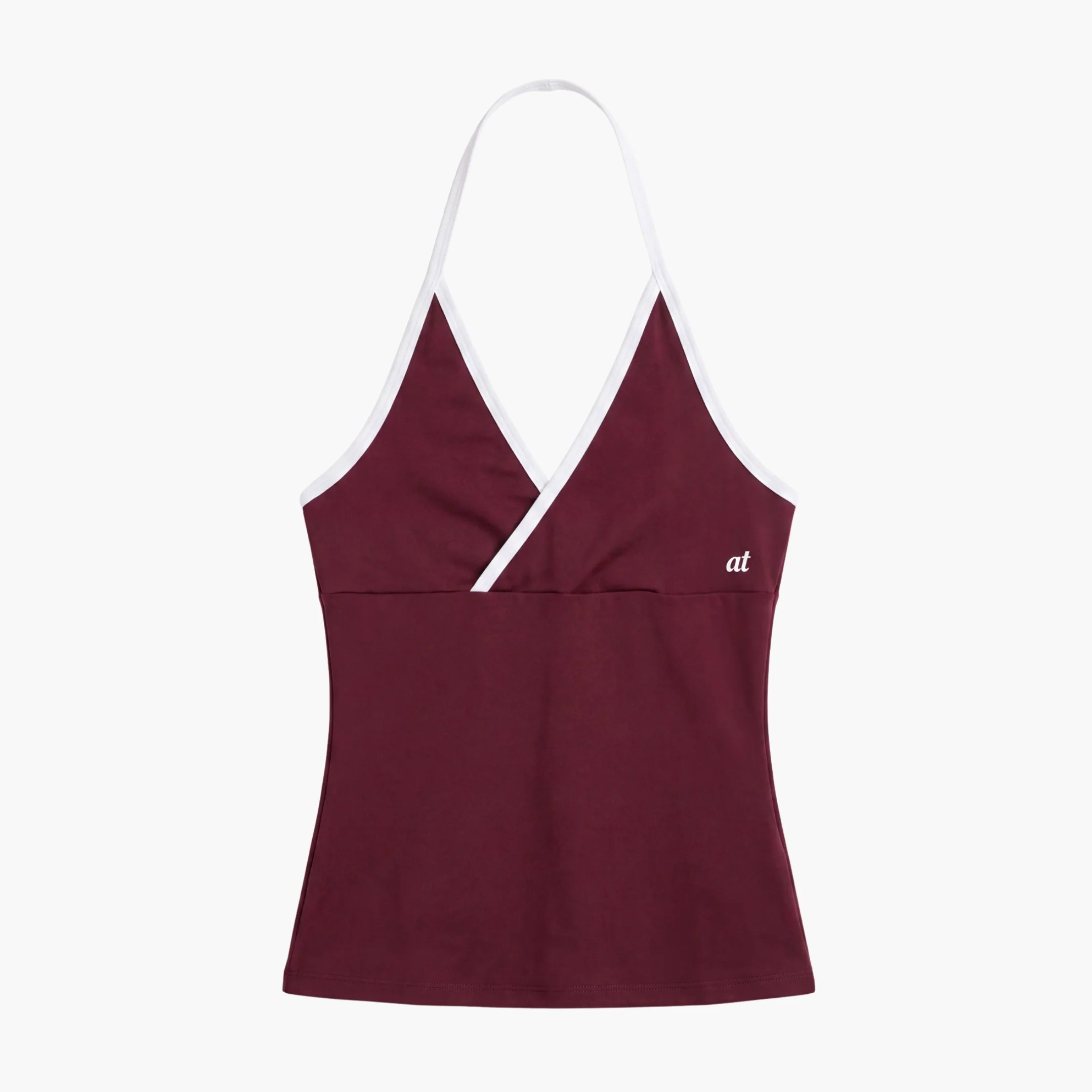 Crossed Top - Burgundy