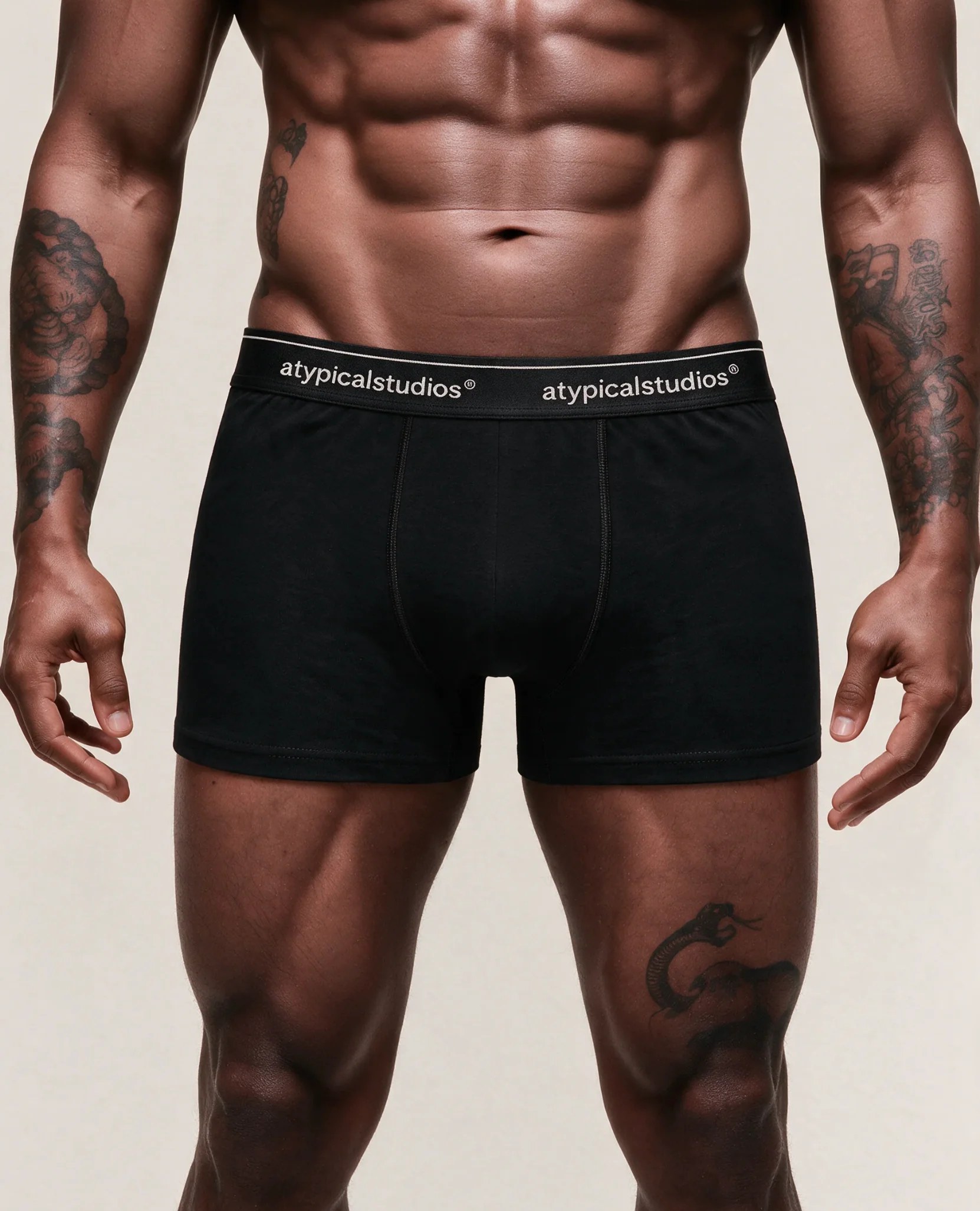 The 3 Core Boxer - Noir