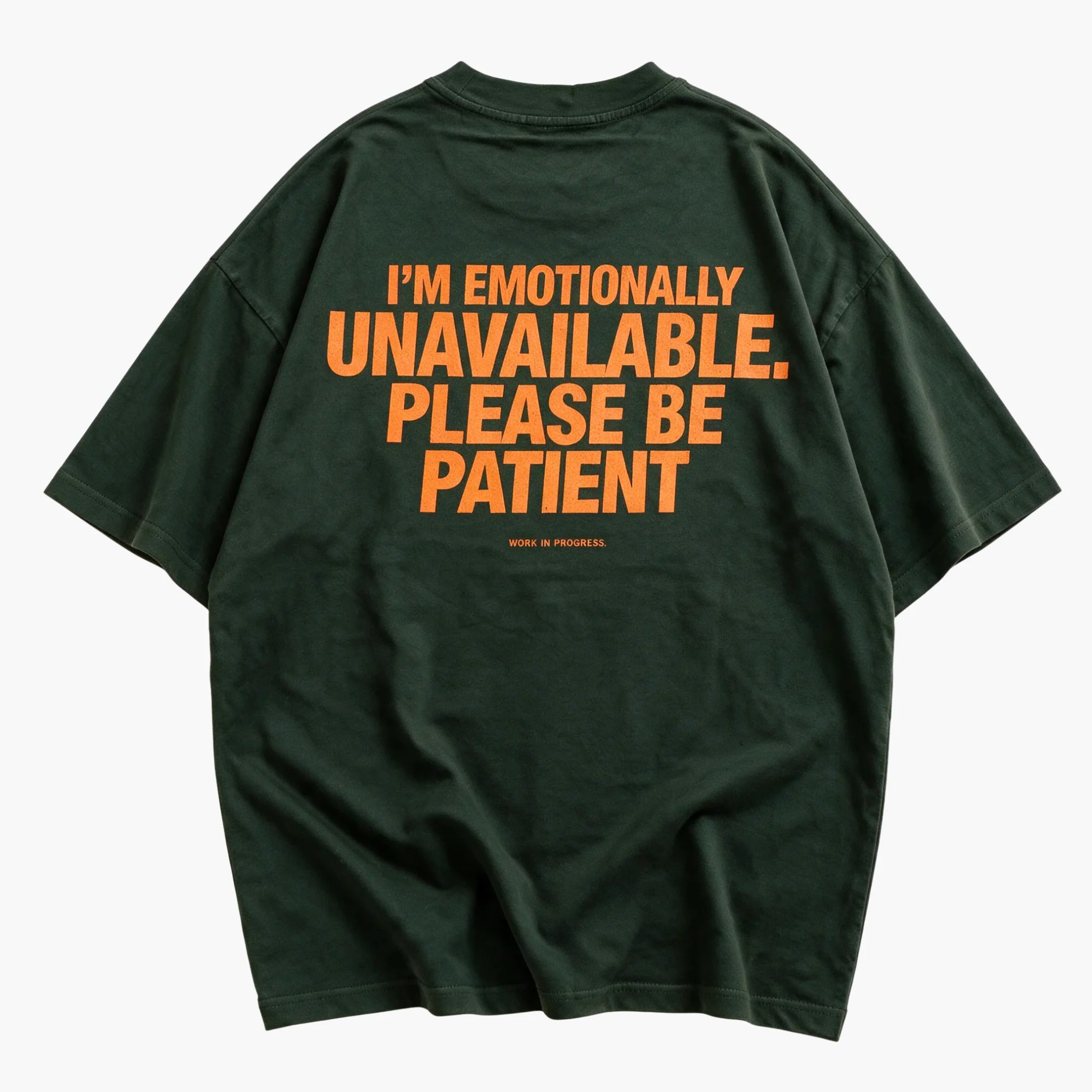 Silent Statement Tee - G X Orange
