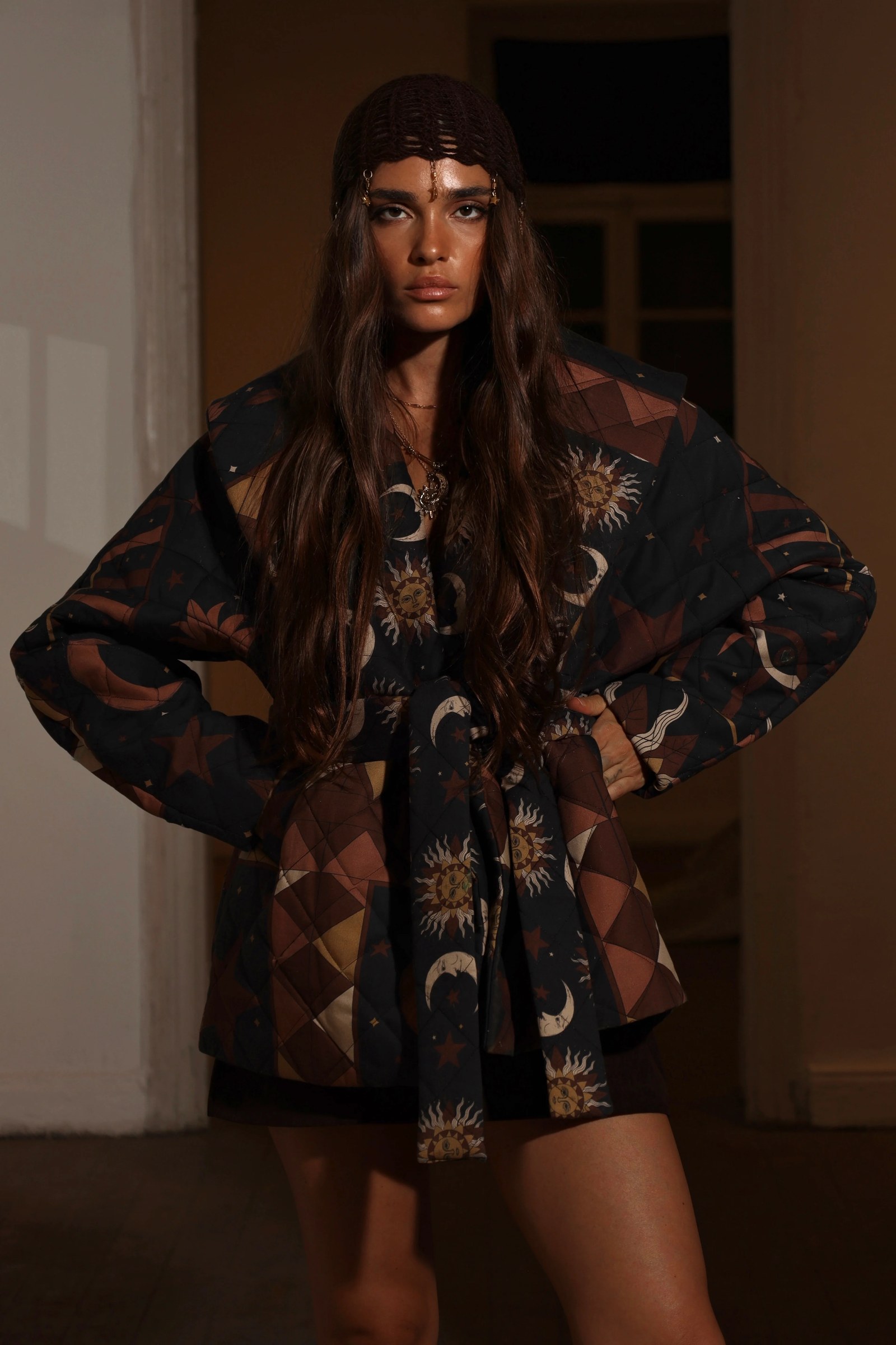 Radiance of Ra - Quilted Coat