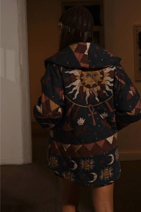 Radiance of Ra - Quilted Coat