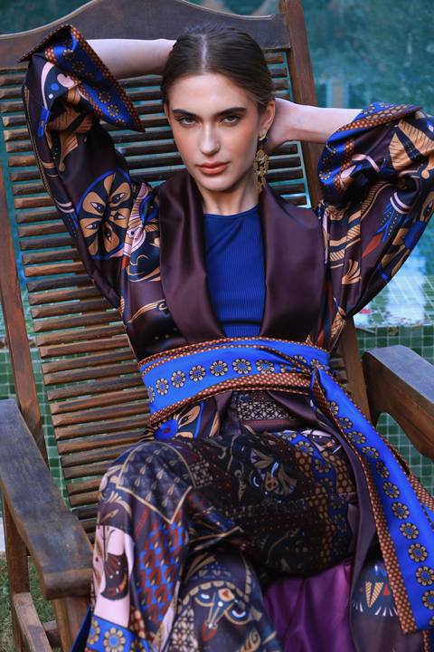 Scarlet Obelisk | Kimono Set