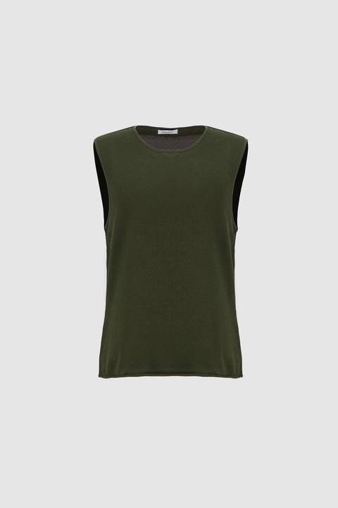 Knit Tank -Olive