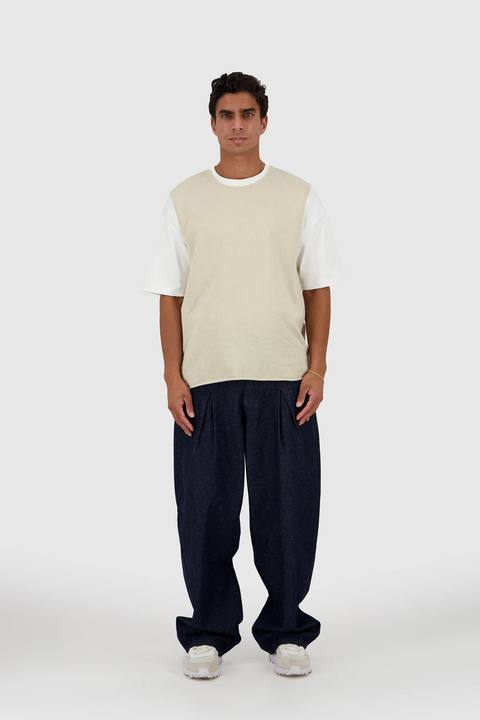 Knit Tank -Beige