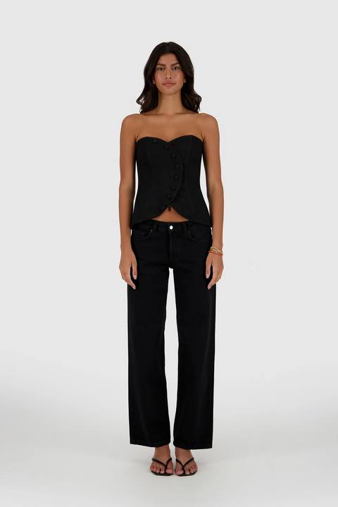 Straight Leg - Black Wash
