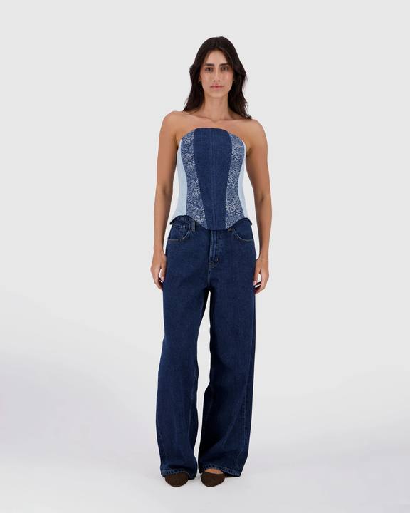 Baggy Jeans -Medium Blue