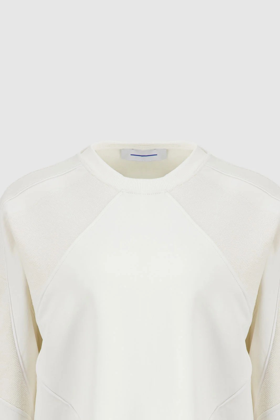 Paneled Sweatshirt - Beige