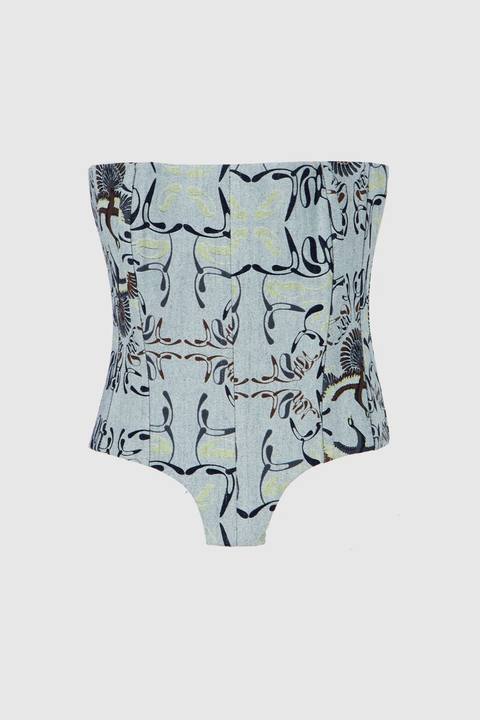 Swan Corset - Yellow