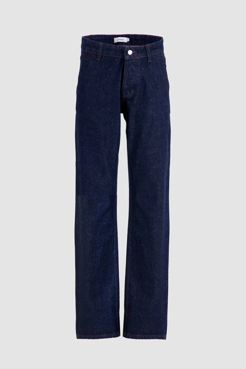 Men's Straight Leg Jeans - Midnight Wash