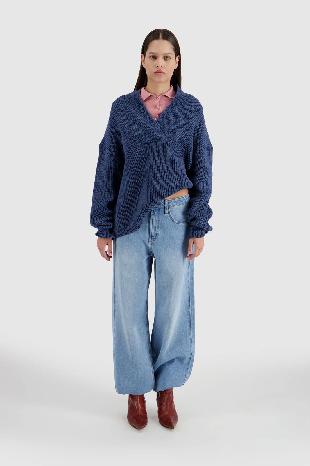 V-Sweater Indigo
