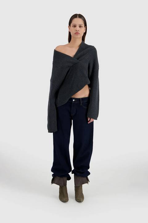 V-Sweater Grey