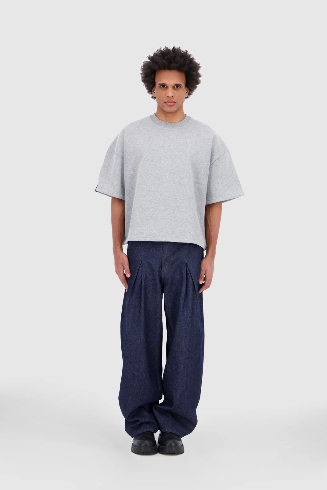 Drop Down Shoulder T-shirt Grey