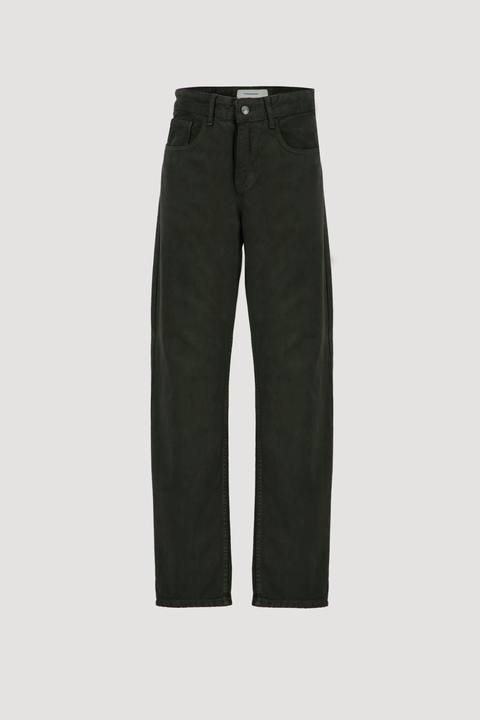 Khaki Straight Leg Jeans