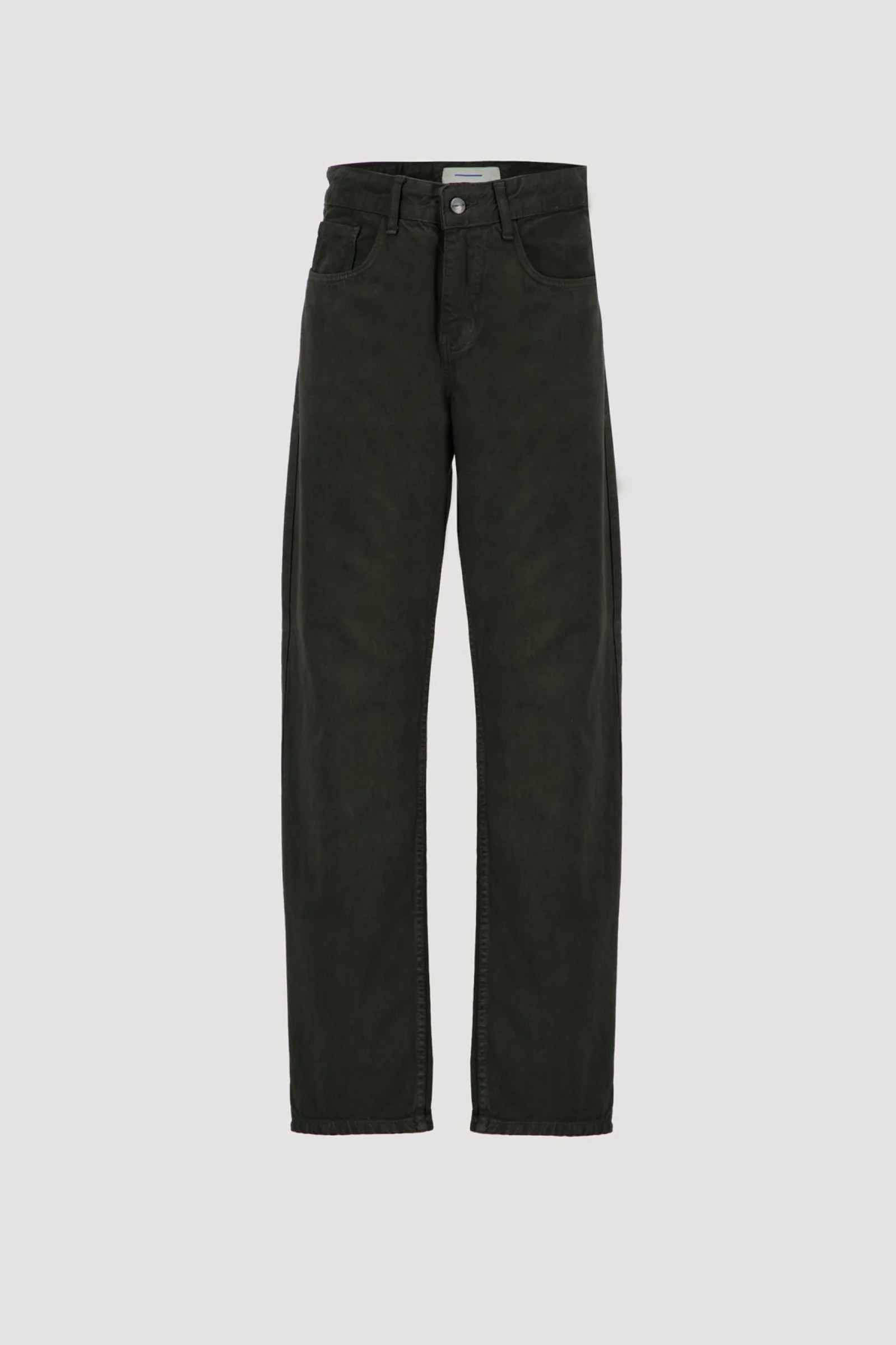 Khaki Straight Leg Jeans