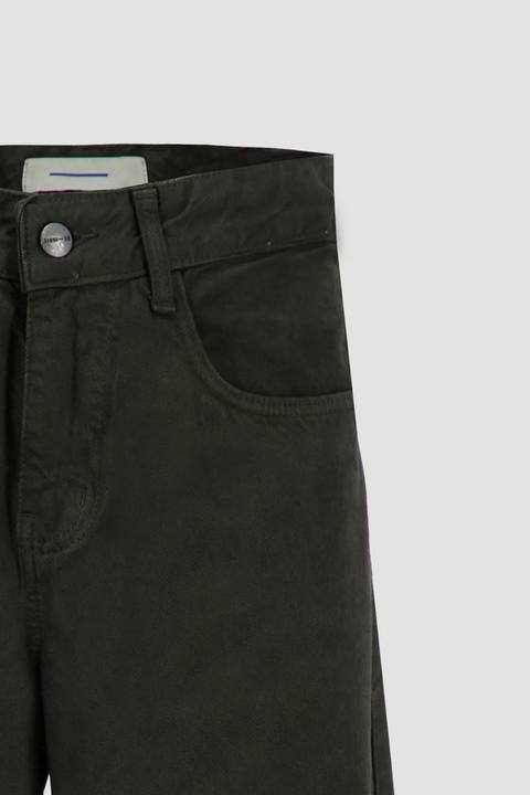 Khaki Straight Leg Jeans